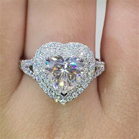 macy's heart rings|heart shaped diamond ring uk.